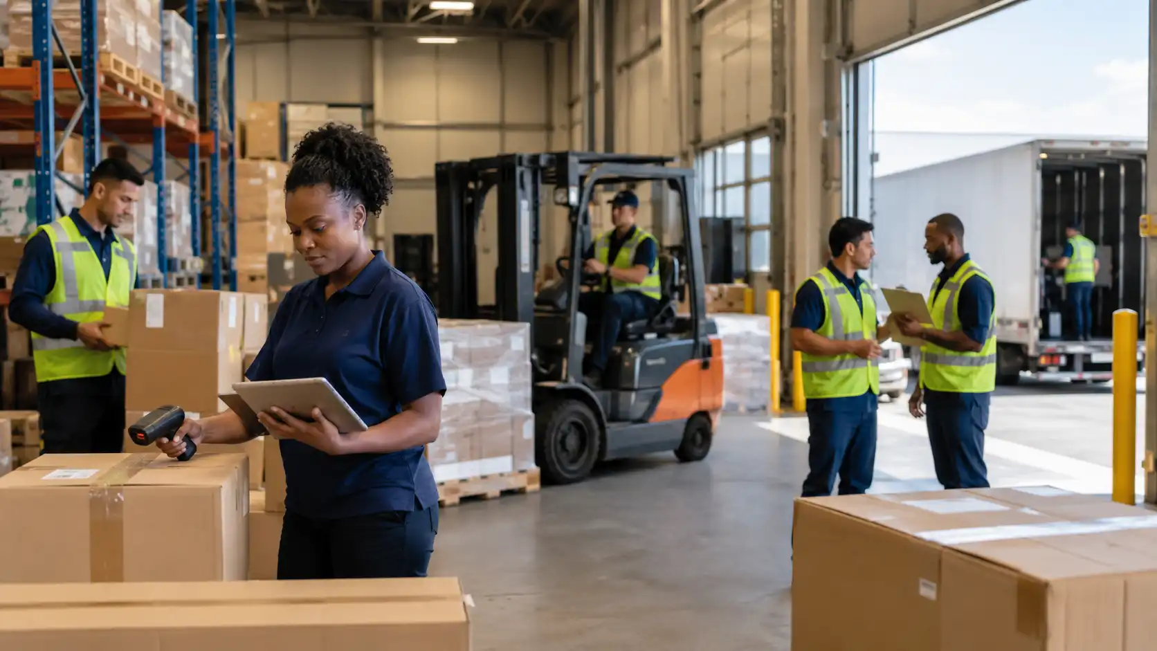 Home busy warehouse